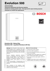 Bosch Evolution 500 Instruction Manual