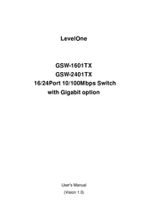 LevelOne GSW-1601TX User Manual