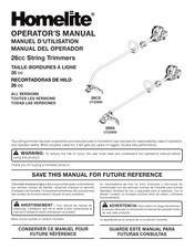 Homelite 26CS UT22600 Operator's Manual
