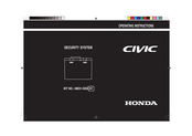 Honda Civic 08E51-S5D-101 Operating Instructions Manual