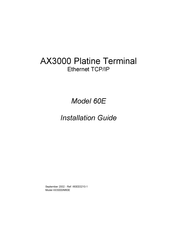 Axel AX3000 60E Installation Manual