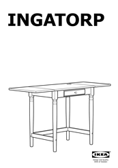 IKEA INGATORP Manual