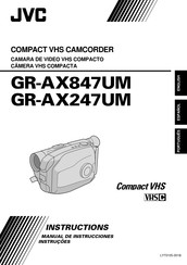 JVC GR-AX847UM Instructions Manual