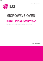 LG MFL06208704 Installation Instructions Manual