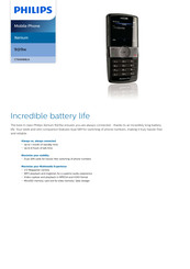 Philips Xenium CT9A9WBLK/40 Quick Manual