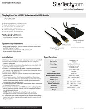StarTech.com DP2HDMIUSBA Instruction Manual