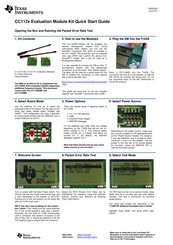 Texas Instruments CC1120EMK Quick Start Manual