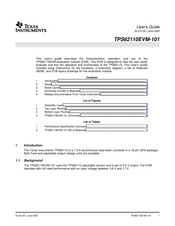 Texas Instruments TPS62110EVM-101 User Manual
