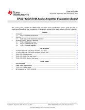 Texas Instruments TPA3113D2 User Manual