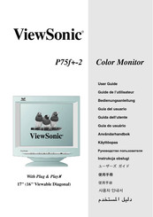 ViewSonic P75f+-2 User Manual