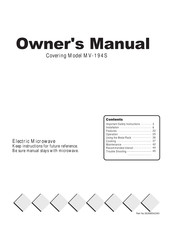 Amana MV-194S Owner's Manual