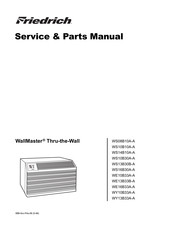 Friedrich WS16B30A-A Service & Parts Manual