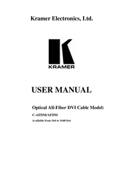Kramer C-AFDM/AFDM User Manual