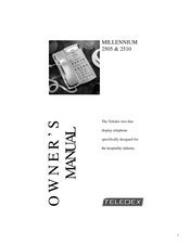 Teledex MILLENNIUM 2510 Owner's Manual