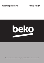 Beko WCB 78127 Operating Instructions Manual