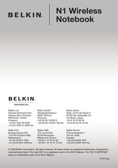 Belkin F5D8011ei User Manual