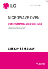 LG LMS1271SB Owner's Manual