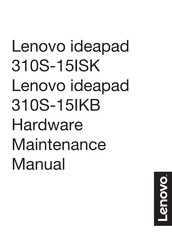 Lenovo IdeaPad 310S-15ISK Hardware Maintenance Manual