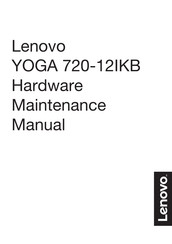 Lenovo YOGA 720-12IKB Hardware Maintenance Manual