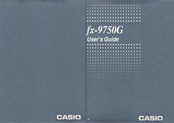 Casio FX-9750G User Manual