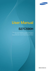 Samsung S27C590H Manuals | ManualsLib