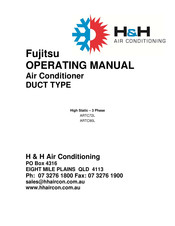 Fujitsu ARTC72L Operating Manual