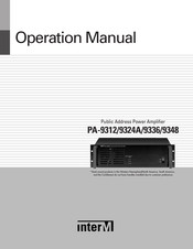 Inter-m PA-9312 Operation Manual