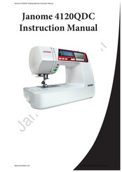 Janome 4120QDC Instruction Manual