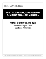Heat Controller VMH 18 SD Installation, Operation & Maintenance Manual
