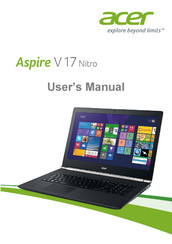 Acer Aspire V17 Nitro User Manual