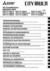 Mitsubishi Electric City Multi PDFY-P-VM-E Operation Manual