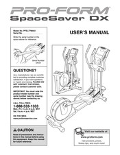 Pro-Form PFEL77908.0 User Manual