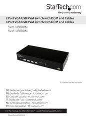 StarTech.com SV431USBDDM Instruction Manual