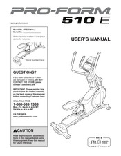 Pro-Form PFEL05811.2 User Manual