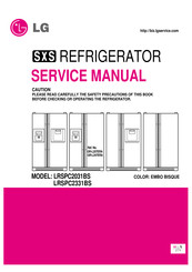 LG LRSPC2031BS Service Manual