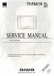 Aiwa TV-FA2110 Service Manual