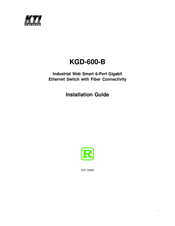KTI Networks KGD-600-B Installation Manual
