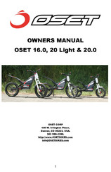oset 20.0 Owner's Manual