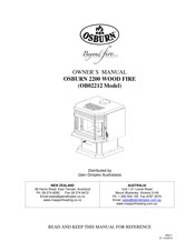Osburn OB02212 Owner's Manual