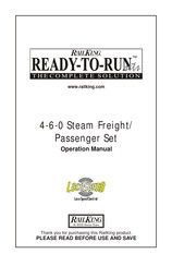 Rail King 4-6-0 Steam Freight/Passenger Set Operation Manual