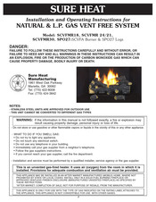Sure Heat SCVFMR 24 Installation And Operating Instructions Manual