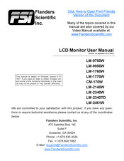Flanders Scientific CM-170W User Manual