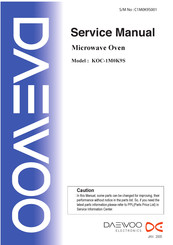 Daewoo KOC-1M0K9S Service Manual