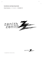 Zenith P42W46X Installation And Operating Manual