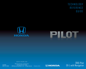 Honda 2015 Pilot EX-L Technology Reference Manual