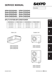 Sanyo SPW-D483GH56 Service Manual