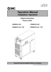 Smc Networks HRS090-A...-20 Series Original Instructions Manual