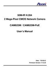Asoni CAM625M-PoE User Manual