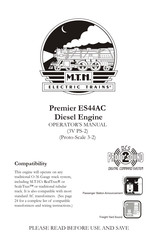 M.T.H. Premier ES44AC Operator's Manual