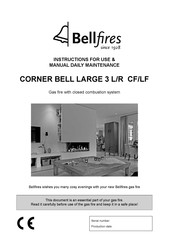 Bellfires 3 L/R CF/LF Instructions For Use & Manual Daily Maintenance